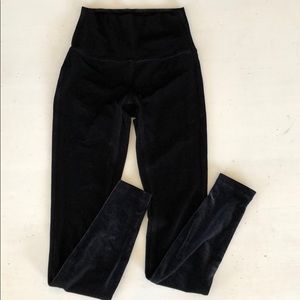Black Velvet Lululemon Leggings